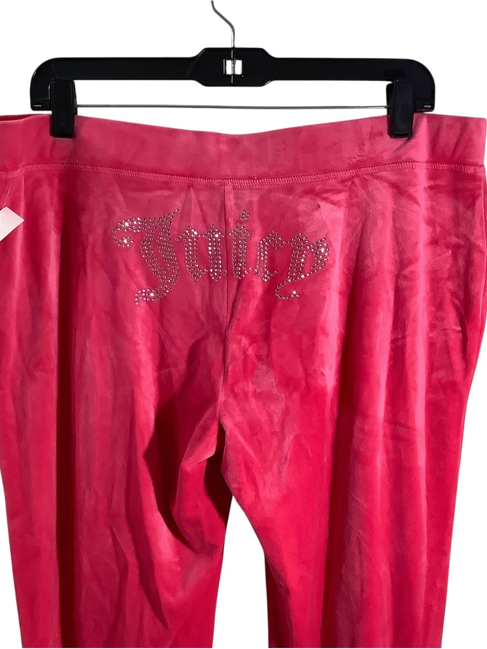 Juicy Couture Bright Pink Velour Sweatpants & Sweatshirt Lounge Set - Picture 6 of 13
